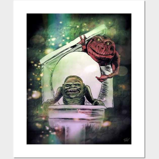 Ghoulies Wall Art by RG Illustration